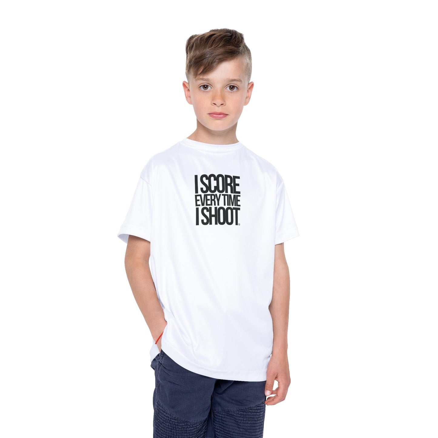 Kids Sports Jersey - I Score Every Time I Shoot